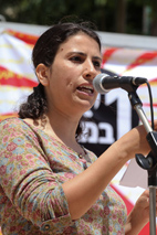Hundreds of workers organized by the Workers Advice Center (WAC) marched Saturday (April 30) in Tel Aviv to call for equality, social justice and solidarity with the popular uprisings in the Arab world. Truck drivers, college lecturers, social workers, agricultural laborers, quarry workers, waiters, students and activists – all marched to mark International Workers Day for the sixth successive year.