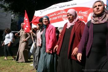 In these very days, marking 100 years of Women's International Day, a new chapter is being written in history by millions of women and men in Tunisia, Egypt, Libya, Yemen, Bahrain and elsewhere. We salute the workers who first raised the banner of revolt in Egypt in 2008, who persisted and who now see the fruit of their sacrifices. This is the springtime of the peoples in the Arab world, opening a gateway of hope for all. At last we may dare to believe that we can determine our destinies, securing the right to live and work in dignity.